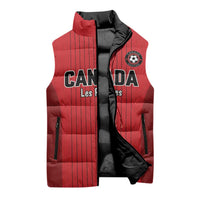 Custom Canada Soccer 2026 Sleeveless Puffer Jacket True North Takes the Pitch - Red