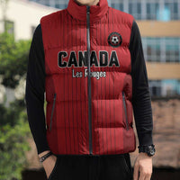 Custom Canada Soccer 2026 Sleeveless Puffer Jacket True North Takes the Pitch - Red