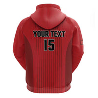 Custom Canada Soccer 2026 Zip Hoodie True North Takes the Pitch - Red
