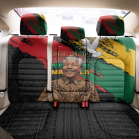 Nelson Mandela International Day Back Car Seat Cover African Pattern Grunge Style - Wonder Print Shop