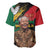 Nelson Mandela International Day Baseball Jersey African Pattern Grunge Style - Wonder Print Shop