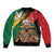 Nelson Mandela International Day Bomber Jacket African Pattern Grunge Style - Wonder Print Shop