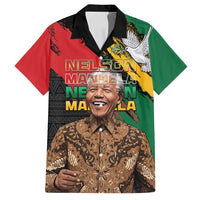 Nelson Mandela International Day Family Matching Puletasi and Hawaiian Shirt African Pattern Grunge Style - Wonder Print Shop
