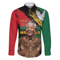 Nelson Mandela International Day Family Matching Summer Maxi Dress and Hawaiian Shirt African Pattern Grunge Style - Wonder Print Shop