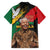 Nelson Mandela International Day Hawaiian Shirt African Pattern Grunge Style - Wonder Print Shop