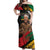 Nelson Mandela International Day Off Shoulder Maxi Dress African Pattern Grunge Style - Wonder Print Shop