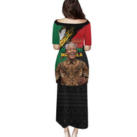 Nelson Mandela International Day Puletasi African Pattern Grunge Style - Wonder Print Shop