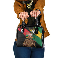 Nelson Mandela International Day Shoulder Handbag African Pattern Grunge Style - Wonder Print Shop