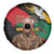 Nelson Mandela International Day Spare Tire Cover African Pattern Grunge Style - Wonder Print Shop