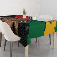 Nelson Mandela International Day Tablecloth African Pattern Grunge Style - Wonder Print Shop