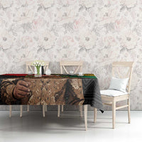 Nelson Mandela International Day Tablecloth African Pattern Grunge Style - Wonder Print Shop