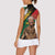 Nelson Mandela International Day Women Sleeveless Polo Shirt African Pattern Grunge Style - Wonder Print Shop