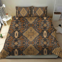 Madiba Nelson Mandela Bedding Set Indonesia Batik Earthy Brown - Wonder Print Shop
