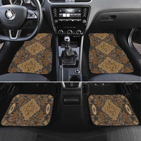 Madiba Nelson Mandela Car Mats Indonesia Batik Earthy Brown - Wonder Print Shop