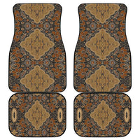 Madiba Nelson Mandela Car Mats Indonesia Batik Earthy Brown - Wonder Print Shop