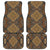 Madiba Nelson Mandela Car Mats Indonesia Batik Earthy Brown - Wonder Print Shop