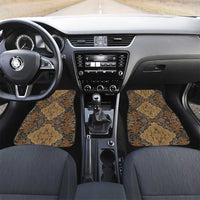 Madiba Nelson Mandela Car Mats Indonesia Batik Earthy Brown - Wonder Print Shop