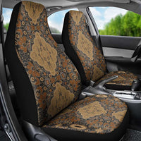 Madiba Nelson Mandela Car Seat Cover Indonesia Batik Earthy Brown - Wonder Print Shop