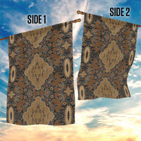 Madiba Nelson Mandela Garden Flag Indonesia Batik Earthy Brown - Wonder Print Shop