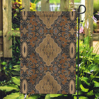 Madiba Nelson Mandela Garden Flag Indonesia Batik Earthy Brown - Wonder Print Shop