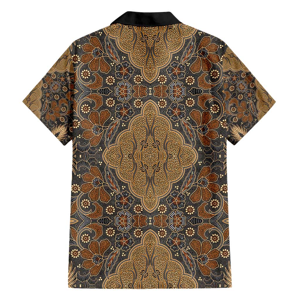 Madiba Nelson Mandela Hawaiian Shirt Indonesia Batik Earthy Brown - Wonder Print Shop