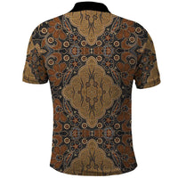 Madiba Nelson Mandela Polo Shirt Indonesia Batik Earthy Brown - Wonder Print Shop