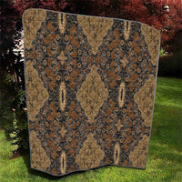 Madiba Nelson Mandela Quilt Indonesia Batik Earthy Brown - Wonder Print Shop