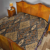 Madiba Nelson Mandela Quilt Indonesia Batik Earthy Brown - Wonder Print Shop
