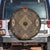 Madiba Nelson Mandela Spare Tire Cover Indonesia Batik Earthy Brown - Wonder Print Shop