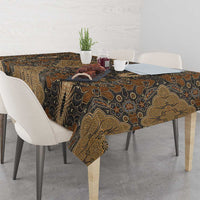 Madiba Nelson Mandela Tablecloth Indonesia Batik Earthy Brown - Wonder Print Shop
