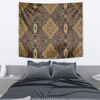 Madiba Nelson Mandela Tapestry Indonesia Batik Earthy Brown - Wonder Print Shop