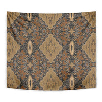 Madiba Nelson Mandela Tapestry Indonesia Batik Earthy Brown - Wonder Print Shop