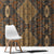 Madiba Nelson Mandela Window Curtain Indonesia Batik Earthy Brown - Wonder Print Shop