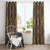 Madiba Nelson Mandela Window Curtain Indonesia Batik Earthy Brown - Wonder Print Shop