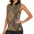 Madiba Nelson Mandela Women Sleeveless Polo Shirt Indonesia Batik Earthy Brown - Wonder Print Shop