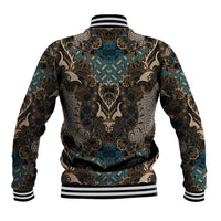 Madiba Nelson Mandela Baseball Jacket Indonesia Batik Black - Wonder Print Shop