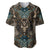 Madiba Nelson Mandela Baseball Jersey Indonesia Batik Black - Wonder Print Shop