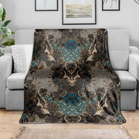 Madiba Nelson Mandela Blanket Indonesia Batik Black - Wonder Print Shop
