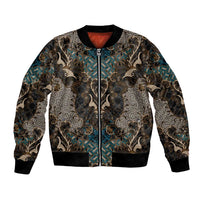 Madiba Nelson Mandela Bomber Jacket Indonesia Batik Black - Wonder Print Shop