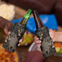 Madiba Nelson Mandela 4 in 1 Can Cooler Tumbler Indonesia Batik Black - Wonder Print Shop