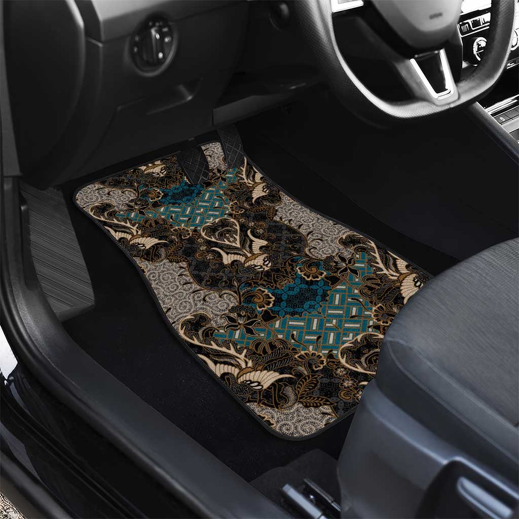 Madiba Nelson Mandela Car Mats Indonesia Batik Black - Wonder Print Shop