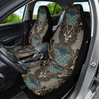 Madiba Nelson Mandela Car Seat Cover Indonesia Batik Black - Wonder Print Shop