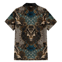 Madiba Nelson Mandela Family Matching Mermaid Dress and Hawaiian Shirt Indonesia Batik Black - Wonder Print Shop