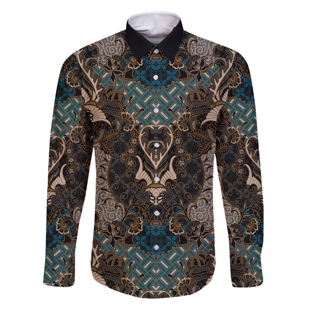 Madiba Nelson Mandela Family Matching Off Shoulder Short Dress and Hawaiian Shirt Indonesia Batik Black - Wonder Print Shop