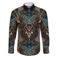 Madiba Nelson Mandela Family Matching Puletasi and Hawaiian Shirt Indonesia Batik Black - Wonder Print Shop