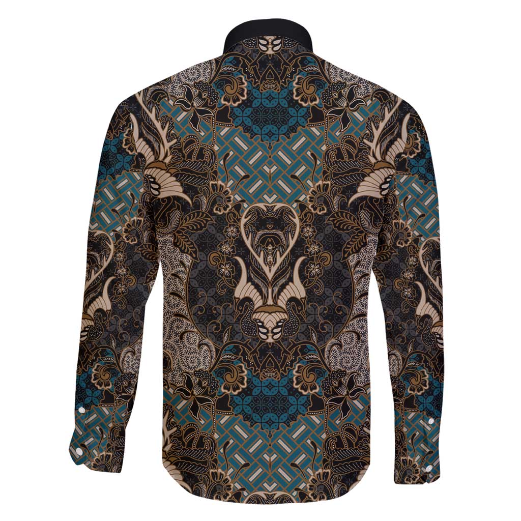 Madiba Nelson Mandela Family Matching Short Sleeve Bodycon Dress and Hawaiian Shirt Indonesia Batik Black - Wonder Print Shop