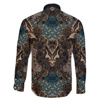 Madiba Nelson Mandela Family Matching Short Sleeve Bodycon Dress and Hawaiian Shirt Indonesia Batik Black - Wonder Print Shop