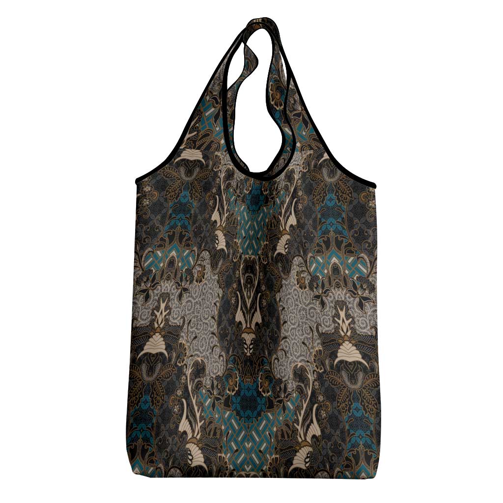 Madiba Nelson Mandela Grocery Bag Indonesia Batik Black - Wonder Print Shop