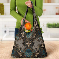 Madiba Nelson Mandela Grocery Bag Indonesia Batik Black - Wonder Print Shop