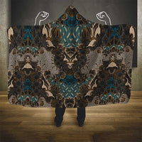 Madiba Nelson Mandela Hooded Blanket Indonesia Batik Black - Wonder Print Shop